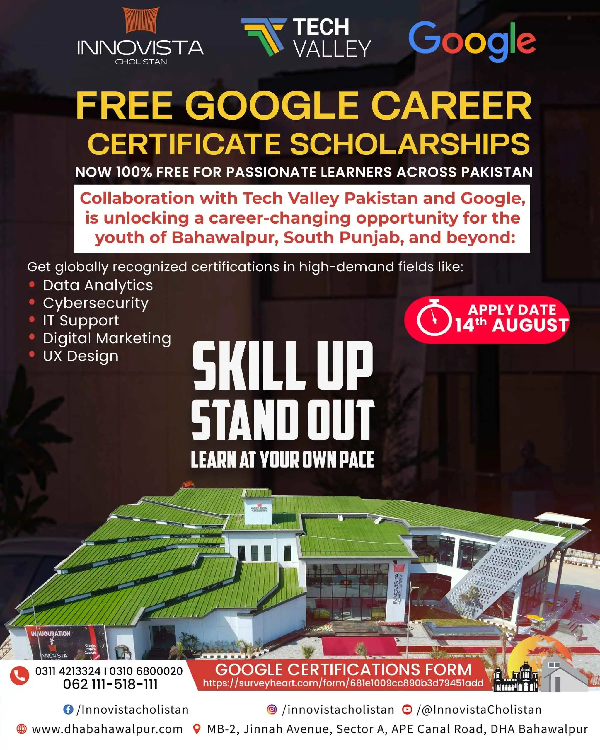 google certificate Innovista Cholistan