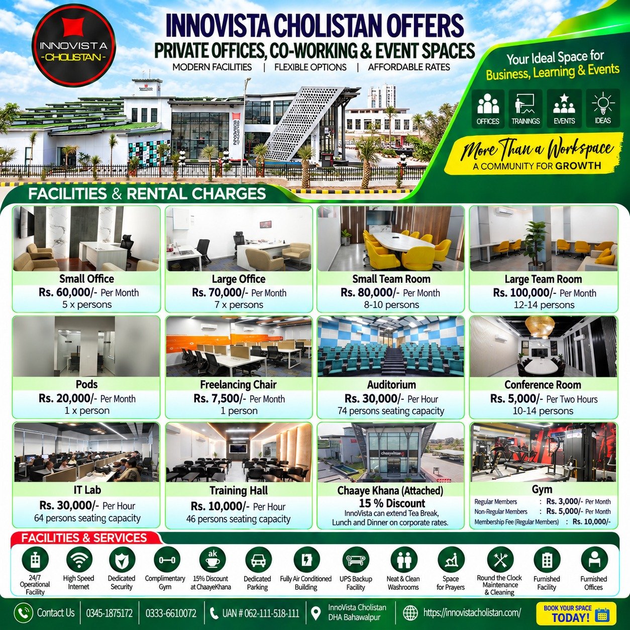 Innovista Cholistan Rates